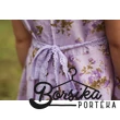 Kislány nyári ruha, virágmintás, halványlila, Borsika Portéka
