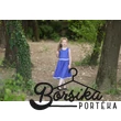 Középkék, tulipános_kékfestő, pörgős, lány, nyári ruha, Borsika Portéka