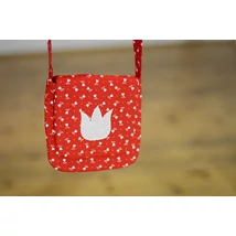 Tulipános pirosfestő mintájú táska Tulipános pirosfestő mintájú táska